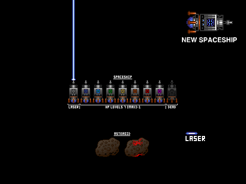 Pixel Art Contest Spaceship Entry