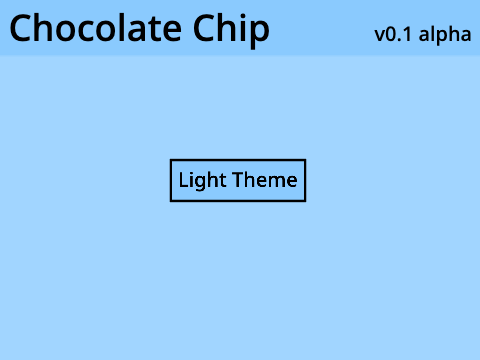 Chocolate Chip v0.1 alpha