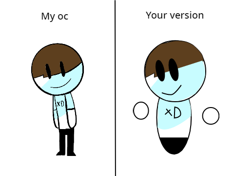 Redraw my character and I’ll rate it!
