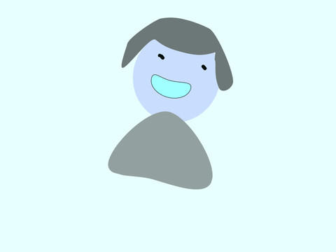 My human on ipad
