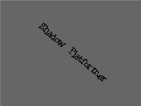 Shadow Platformer