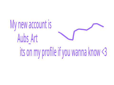 NEW ACCOUNT!