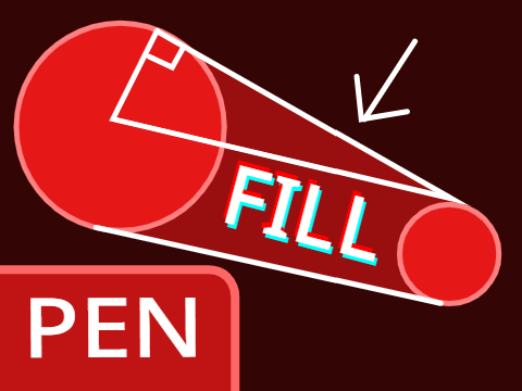 Pen Line w/ Size Gradient (Approximation)