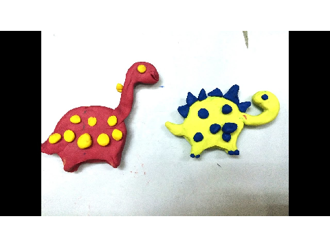 my clay dinos