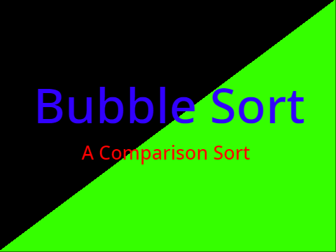 Bubble Sort - Sorting Algorithms