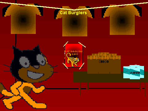 Cat Burglers Concert Setup