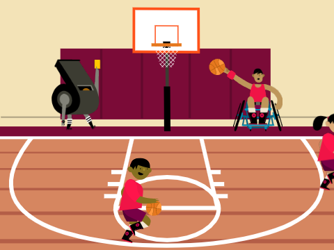 Animation - Basketball Teacher