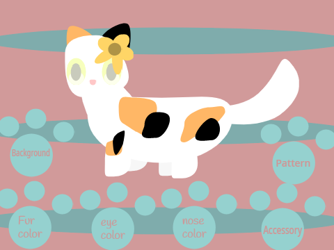 My kitten I made, I was bored