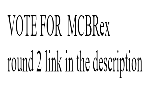 vote for @MCBRex 