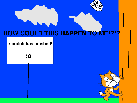 scratch cat isn't feeling very well