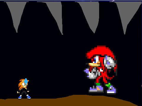 Lightning the hedgehog and the forbidden gate boss level
