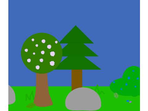 -+ *scrolling!* The Forest +- 