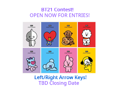 (OPEN NOW FOR ENTRIES)! BT21 Drawing Contest!