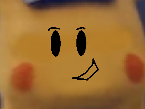 Draw a Face on Detective Pikachu remix