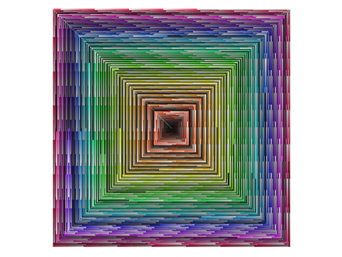Color gradient spiral