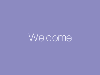 Welcome.