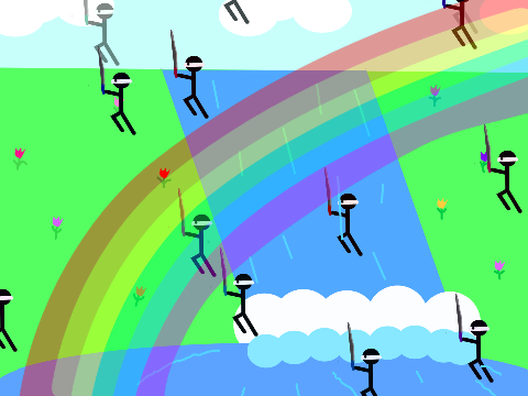 Gay Ninja Rainbow (Happy Pride Month)