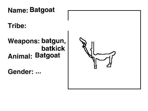 Form for War of the Tribes remixBATGOAT