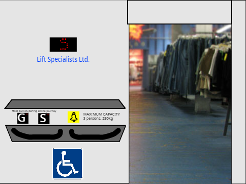 2008 Generic platform lift at M&S, Trition Center Phase 2