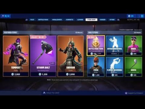 Item Shop 6/8/19