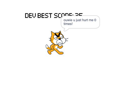Tap the cat!
