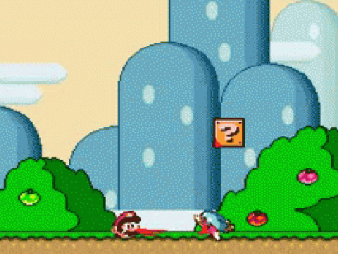 mariobrain cartoons : super mario world blooper