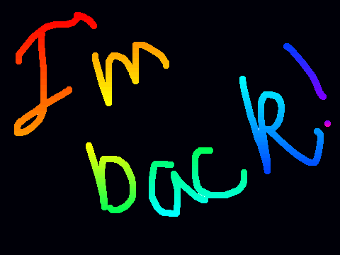 I'm back peoplez! :D