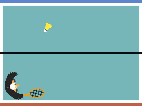 Badmitton game!!!!!:) ;) (still in progress)