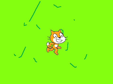 Puppy eats cat cartoon