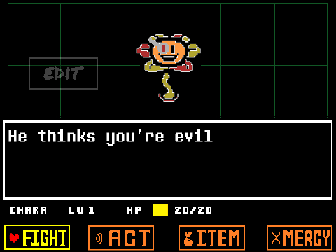 Solartale Flowey Fight