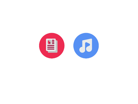 News+Music app icons