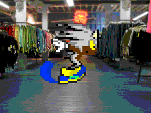 boost runs through a store!