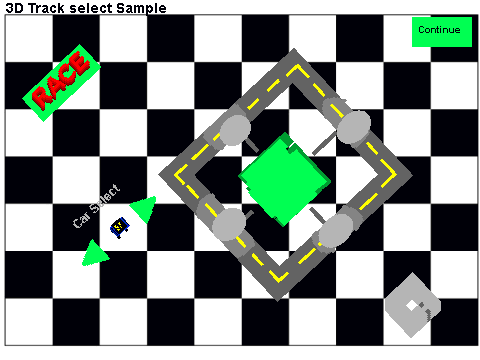 3D Track Select Sample