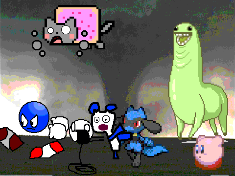 Add yourself running from a giant twister!