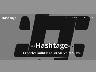 --Hashtage-- Website design