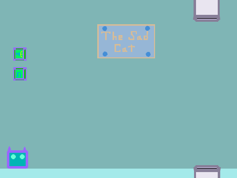 The sad cat