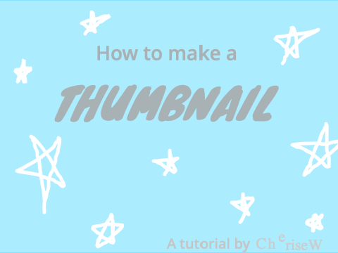 How to make a Thumbnail