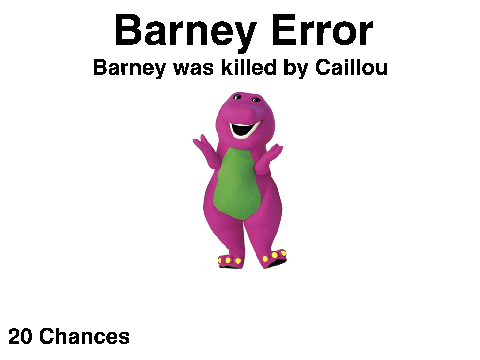 barney ERRRROR 5