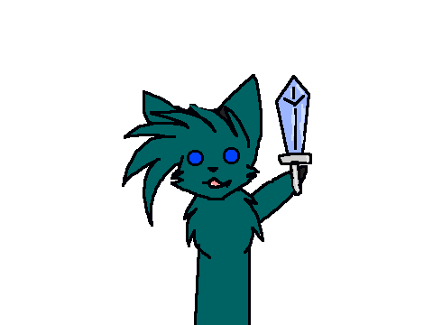 Riverpaw's Diamond sword.