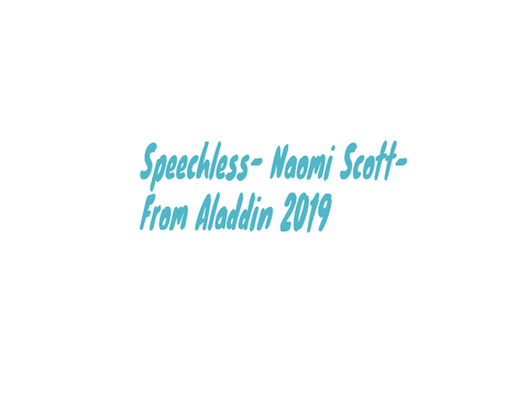 Speechless Aladdin Lyrics