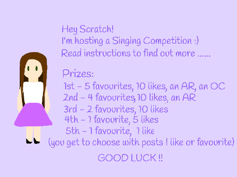 -Kindly- 's Singing Competition OPEN