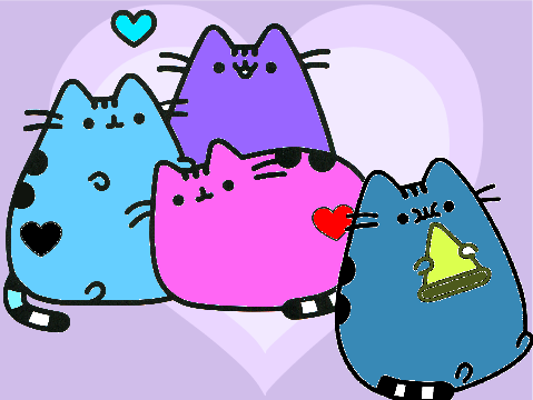 Pusheen Cat Coloring Contest remix