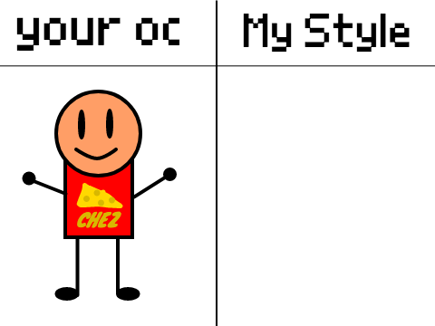 *OPEN* i'll redraw your oc in my style! <3 remix