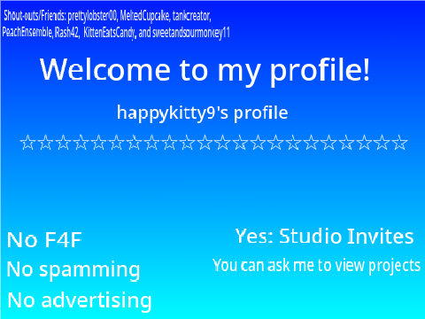 Welcome to my profile!