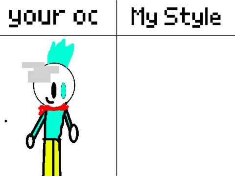 i'll redraw your oc in my style! remix