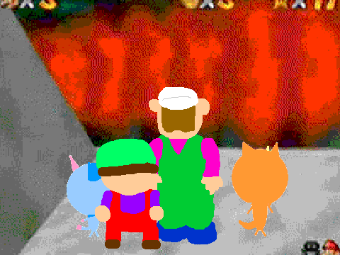 Add Yourself Walking in Bowser's 3D Lair