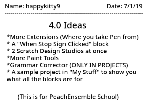 4.0 Ideas