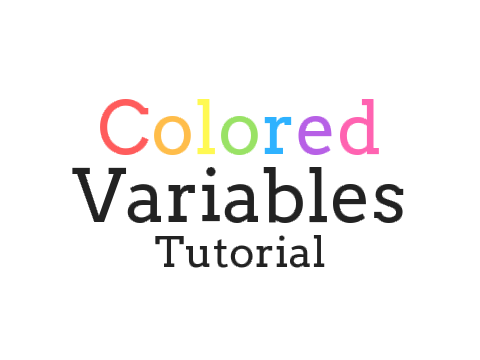 Colored Variables Tutorial
