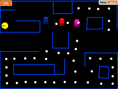 basic pac-man made in 1.4
