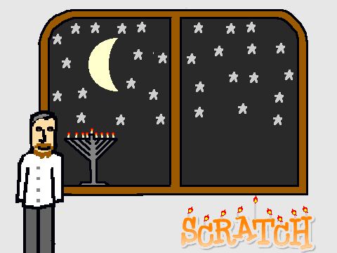 The next scratch logo and chanuckah story!